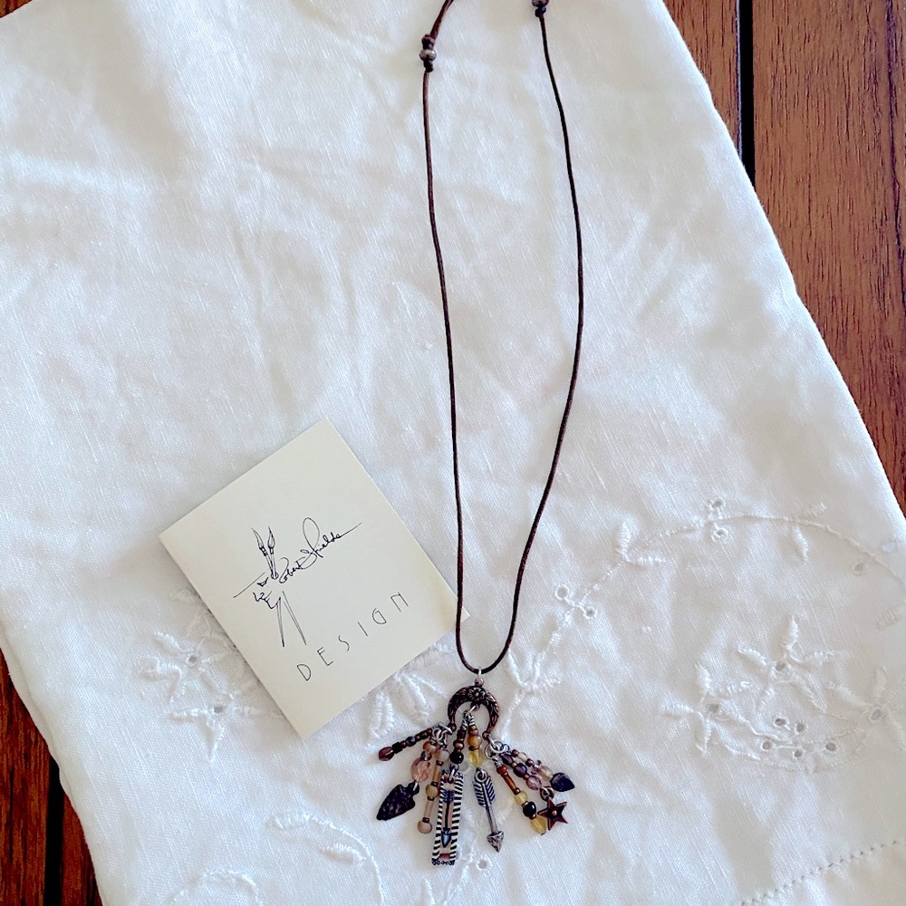 Robert Shields Necklace with charms. 175 inch